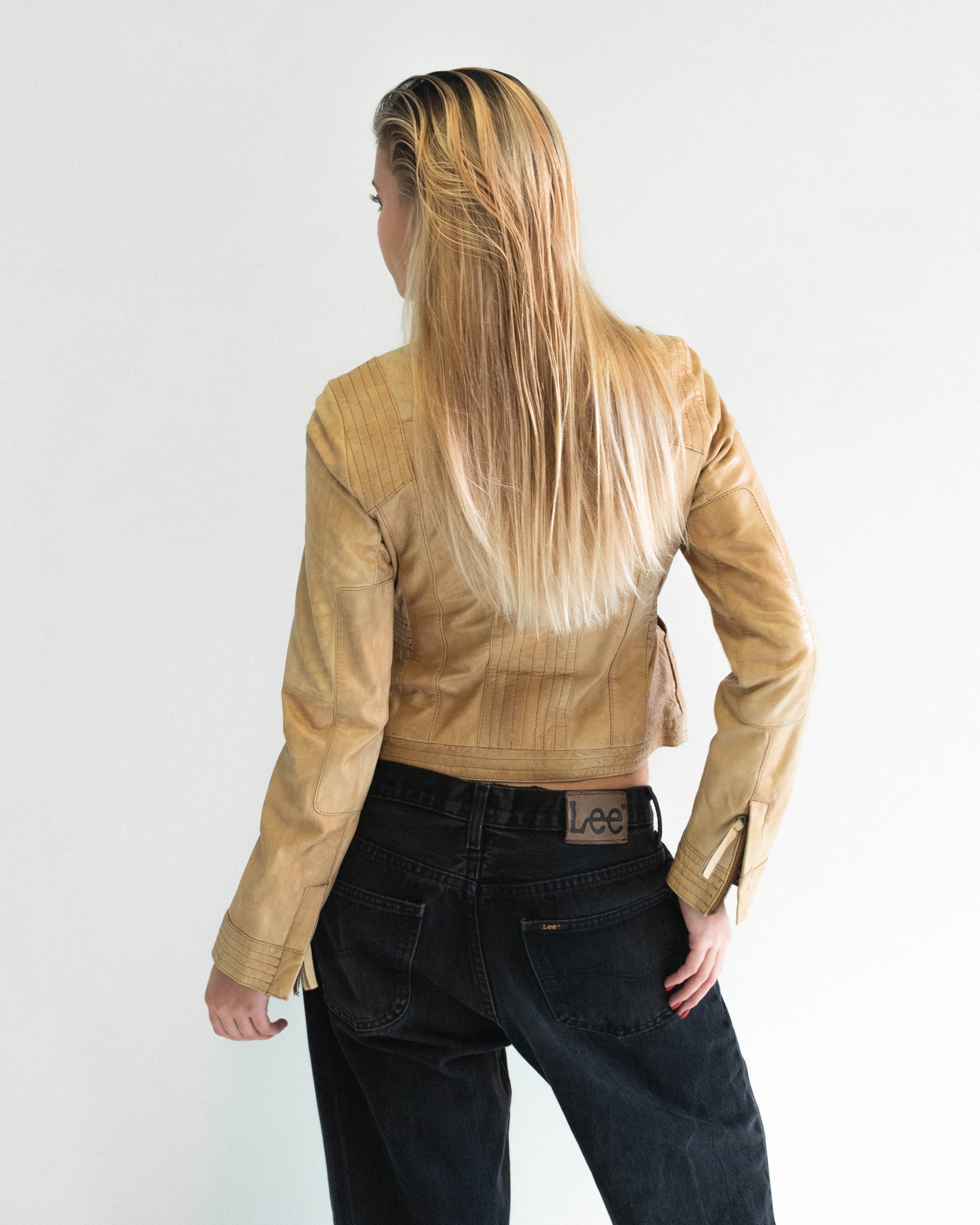 The Solène leather jacket