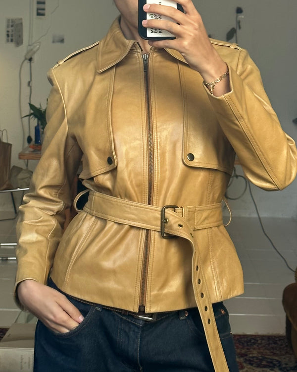 The Freja leather jacket